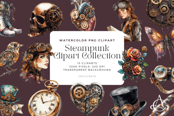 Download Steampunk Clipart Collection - Steampunk Collection