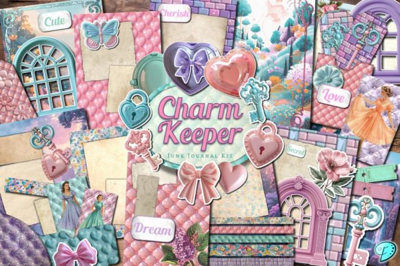 Download Charm Keeper Junk Journal Kit - Junk journal kit Collection